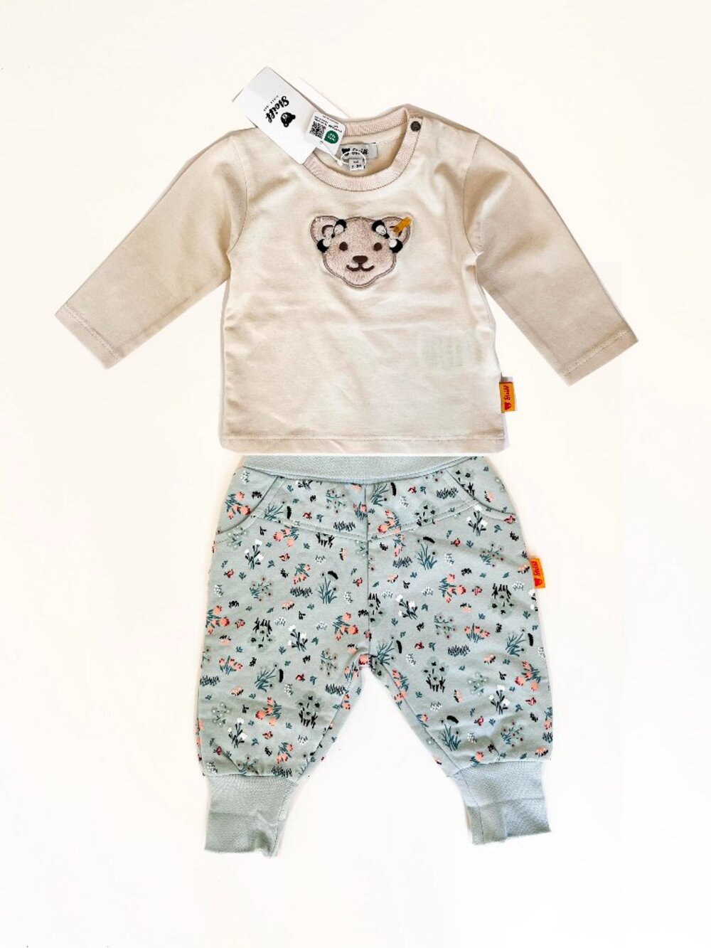 NWT ★: STEIFF Set Pants + Sweatshirt, 1-2M